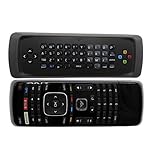 New XRT300 Keyboard TV Remote Control fit for Vizio TV M320SR M420SR M470NV M550NV M470VSE M650VSE M550VSE M3D460SR E3D320VX D500I-B1 D650I-B2 E231I-B1 with Amazon Netflix Vudu