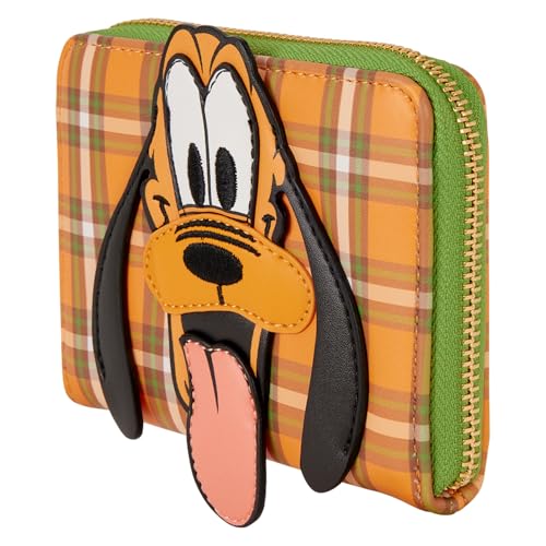 Image of Loungefly Disney Pluto 95Th Anniversary Zip Around Wallet