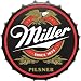 Dutern Bar Beer Millers Decorative Bottle Cap Metal Tin Signs Cafe Beer Bar Decoration Plat 13.8" Inches Wall Art Plaque Vintage Home Decor (Black)