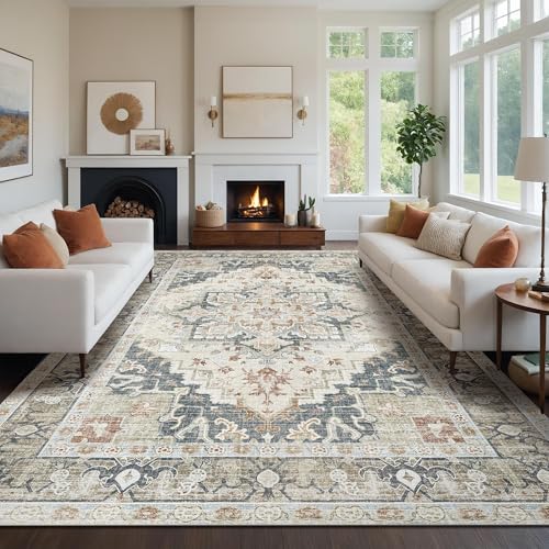 Kokia Washable Boho Area Rug
