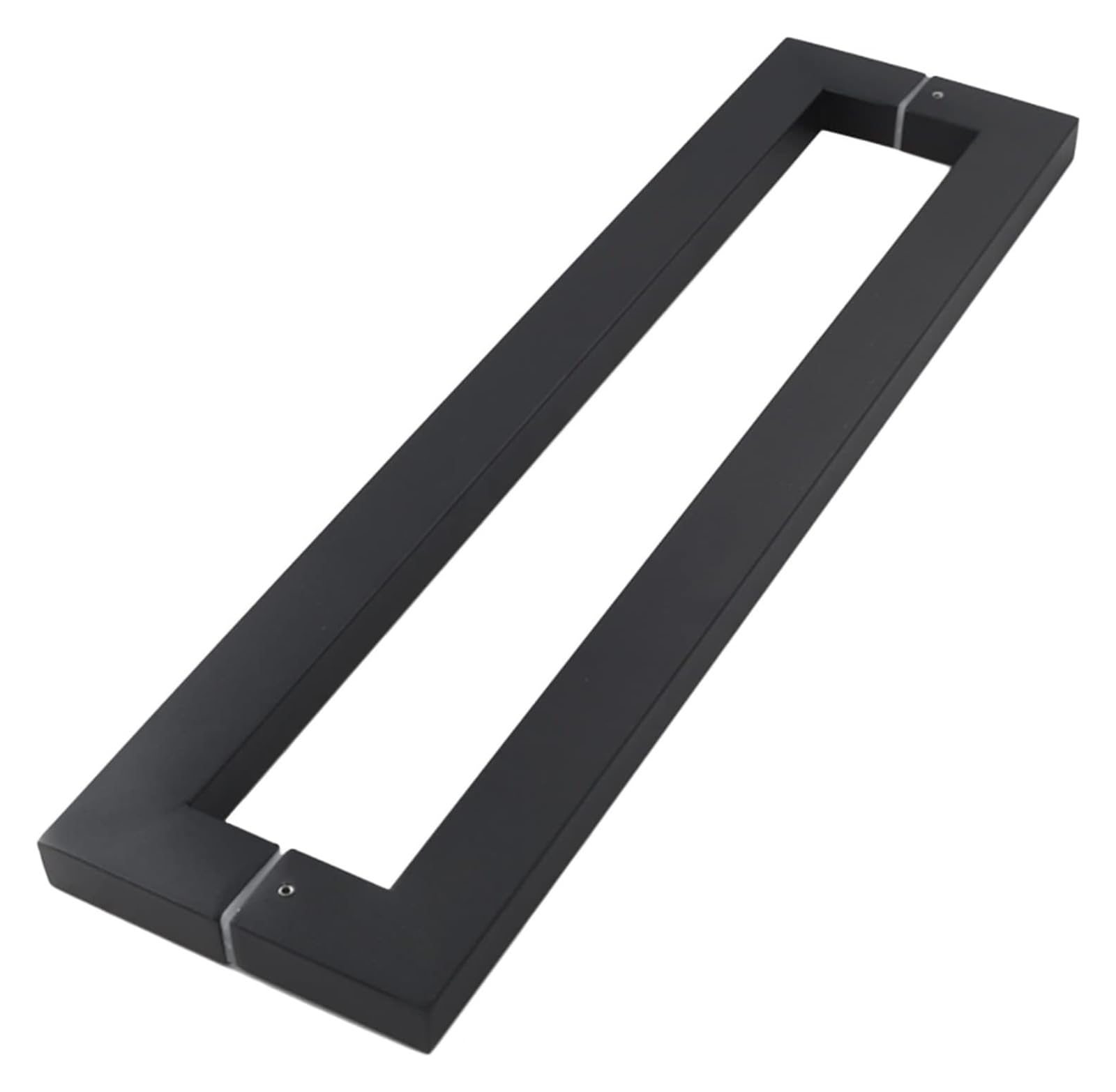 Niusabou Black Door Handle Barn, Sliding Barn Door Handle For Indoor Outdoor Glass Wood Square Bar Multicolor 60-150Cm(,120Cm(4Ft))