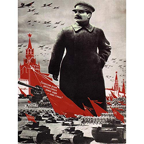 Wee Blue Coo Political Army Stalin Kremlin Soviet Union Vintage Unframed Wall Art Print Poster Home Decor Premium