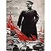 POLITICAL PROPAGANDA ARMY STALIN KREMLIN SOVIET UNION VINTAGE POSTER ART 882PY