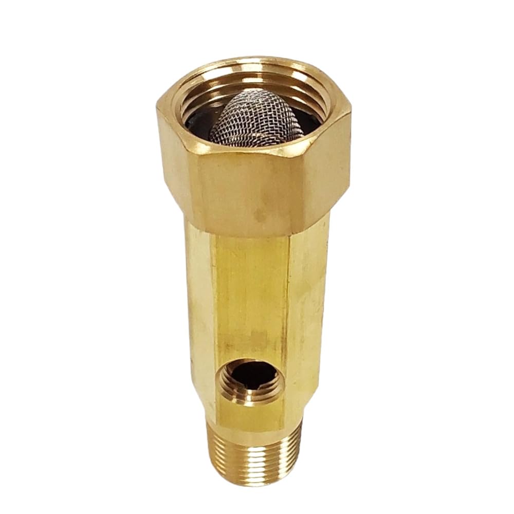 Inlet Water Filter 100651 1/2 in. MPT X 3/4 FGH 1/4 in. Bypass