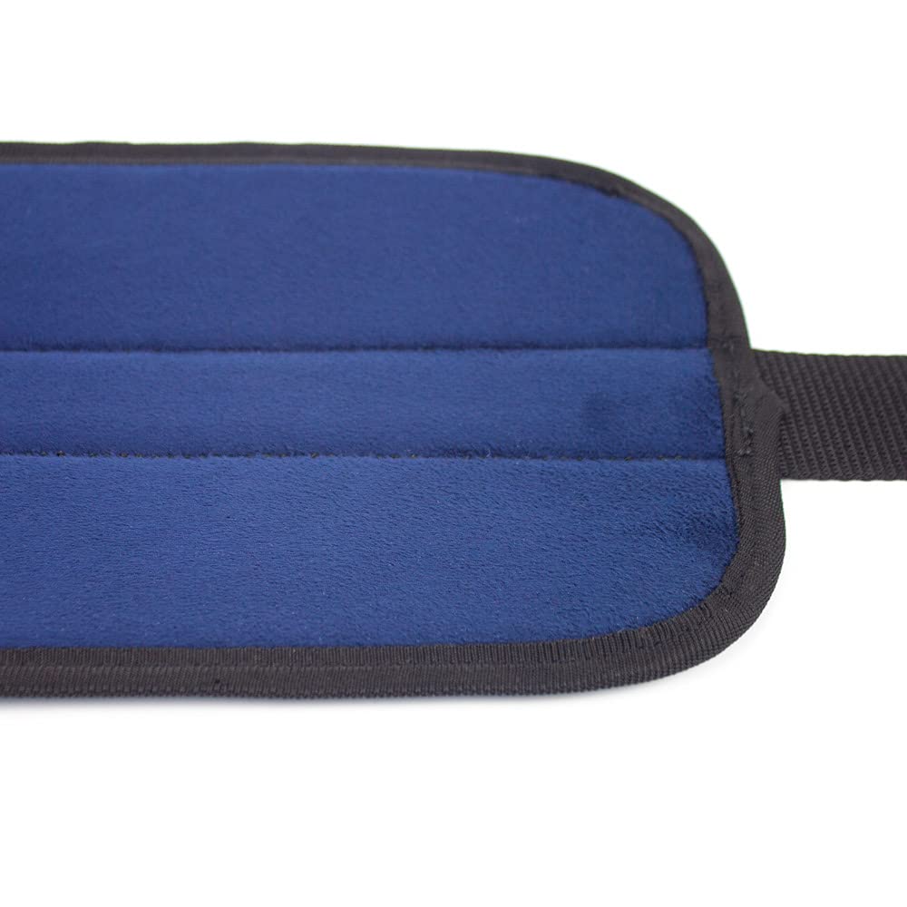 Mobiclinic, Cintura di sostegno addominale e pelvico, Sicurezza, Imbottita, Marchio europeo, Per sedia a rotelle, Divano, Chiusura clip, Regolabile, Taglia m, 75-160 cm