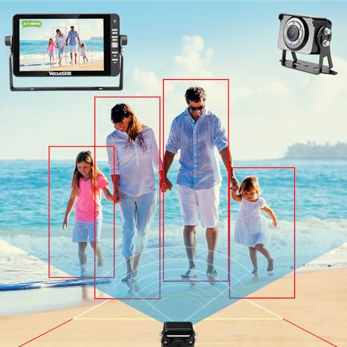 Image of Vehicle Backup AI Camera VECLESUS VC6 HD1080P AI Camera with WiFi Automatic Detection of Pedestrians and Vehicles,Automatic Distance,AI Night Vision(Sufficient Lighting),Waterproof for Vehicle