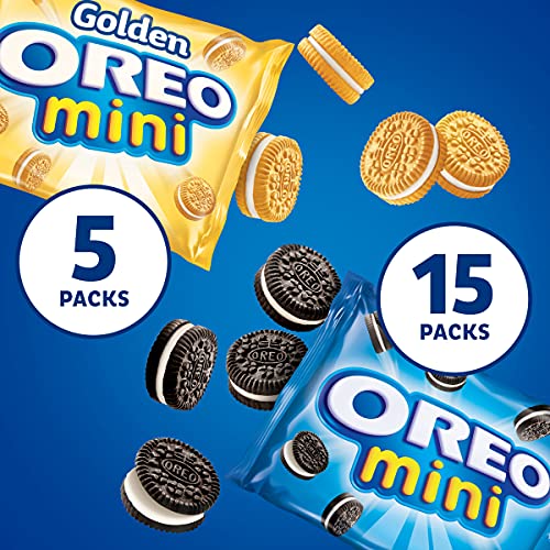 Oreo Mini Mix Sandwich Cookies Variety Pack, 20 Snack Packs #TOP1