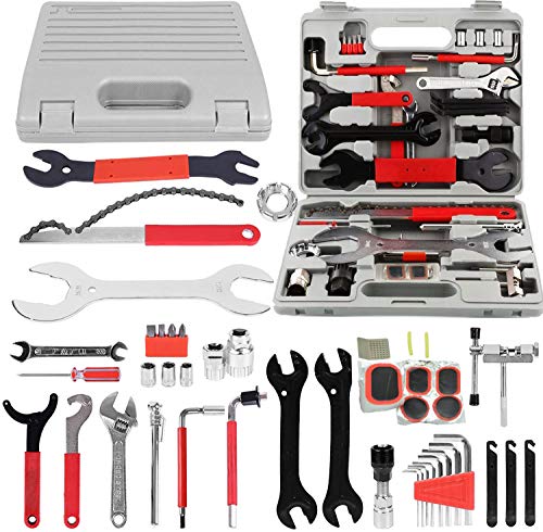 YOUHO Kaysection Bike Repair Tool Kits, Bicycle Tool Kit Multi-Function Tool Kit, Maintenance Tool Set with Tool Box Best Value Professional Home Bike Tool with Premium Quality