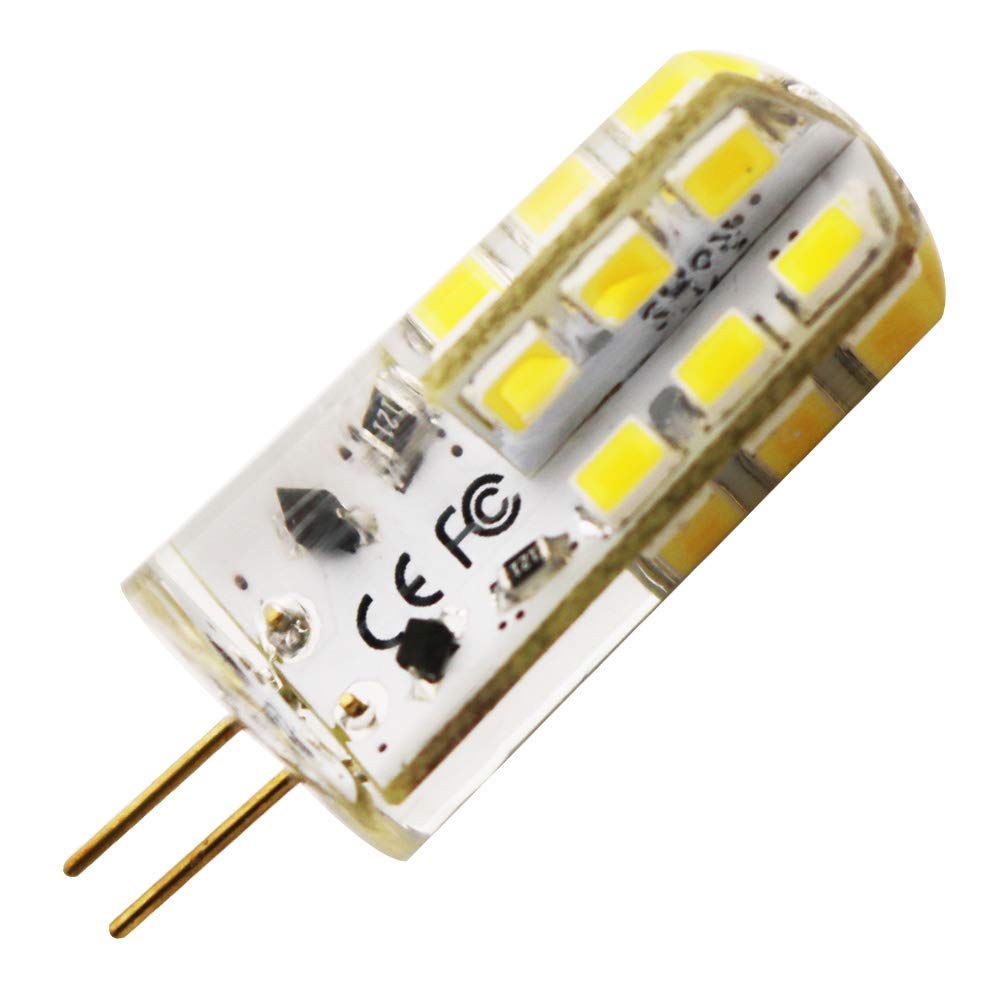 G4 LED Light Bulb 3W DC 12V 30W Halogen Bulb Equivalent 240-260LM Warm White 2700K Non-dimmable G4 24xSMD2835