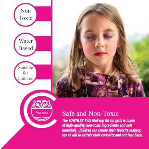 L.O.L Überraschung! All-in-One Kids Kosmetik Kompakt Set Waschbarer Lippenglänz Augen Wange Schimmer Pinsel Bunte Schönheit Set für Mädchen Kindervon Townley Girl