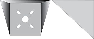 Weather Proof Hood Keypad Cover Gooseneck Pedestal White