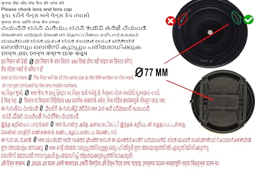 Image of FND Lens Cap Replacement for Canon Lens Cap (77MM)