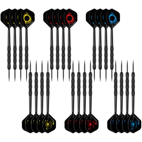 Image of Accmor Metal Tip Darts, Steel Tip Darts, 14 Grams Professional Metal Darts, Darts Metal Tip Set, Metal Darts for Dartboard