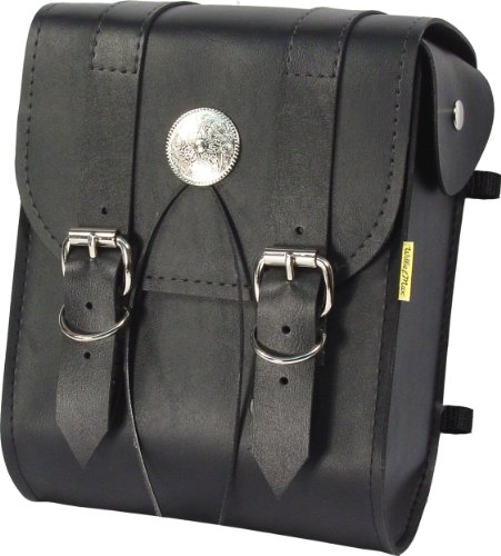 Sac de moto universel pour ranger vos affaires en cuir noir