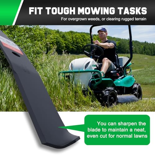 Image of Grasscool 42 inch Deck Time Cutter Zero Turn Toro Mower Blades Replacement | Fits OEM 110-6568-03 106-8744-03,Timecutter SS4235 Z4235 Z4200 SS4260 SS4200 Zero Turn Lawn Tractor,High Lift Bagger Cuts Mow