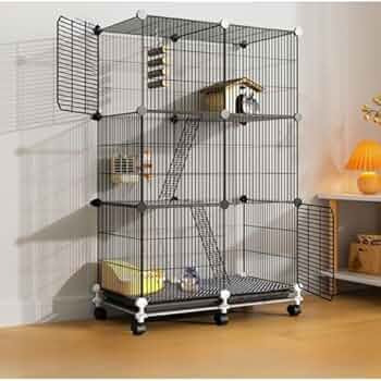 Amazon | Tufduzo 超大型金属製ケージ 小動物用ケージ（ユニバーサル