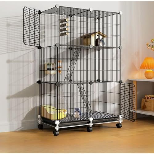 Amazon | Tufduzo 超大型金属製ケージ 小動物用ケージ（ユニバーサル