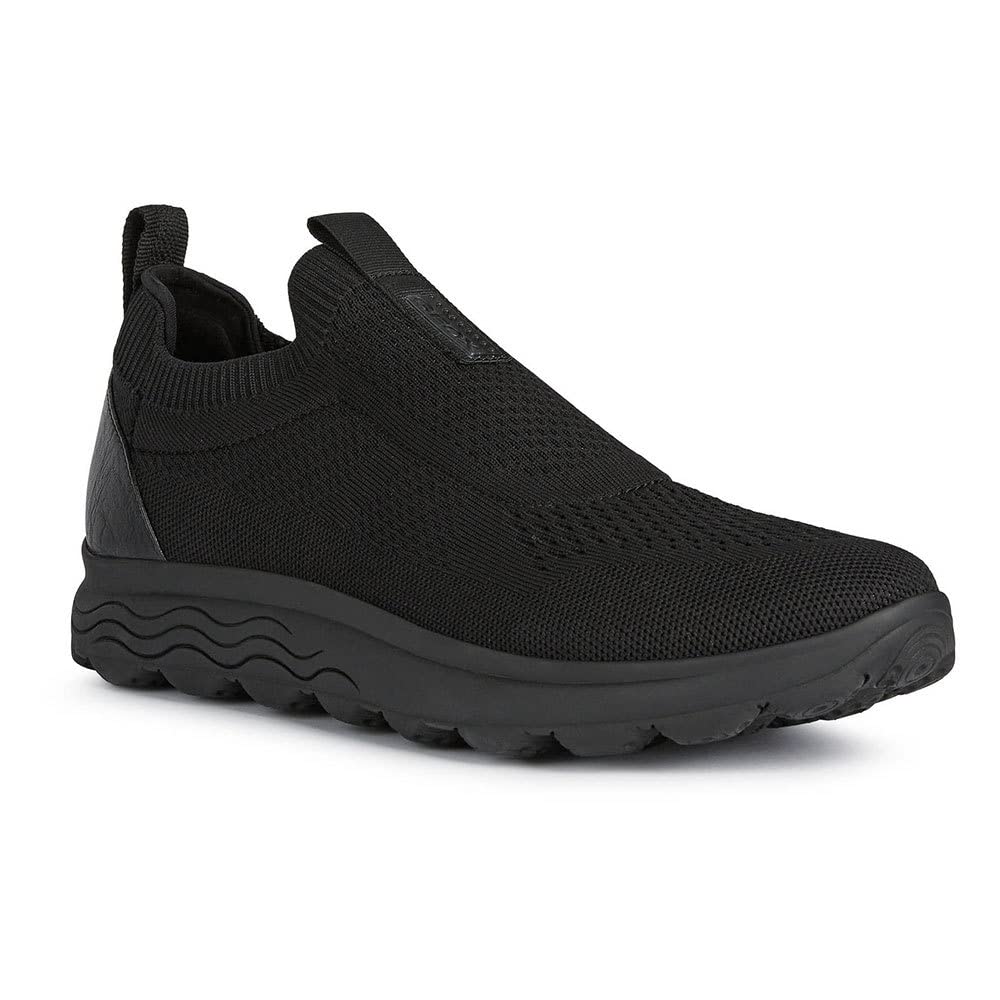 Geox Men's U Spherica A Trainers, Black, 12 UK