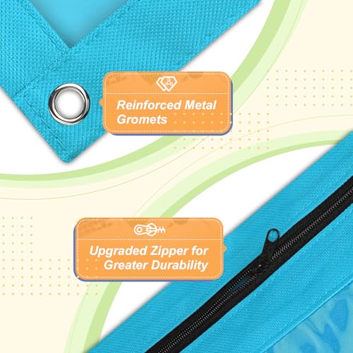 Image of Shemira Pencil Pouch for 3 Ring Binder, Binder Pencil Pouch with Smooth Zipper, Clear Window Pencil Case for Binder, Zipper Pencil Pouches, Big Capacity 3 Ring Binder Pencil Bag, Purple