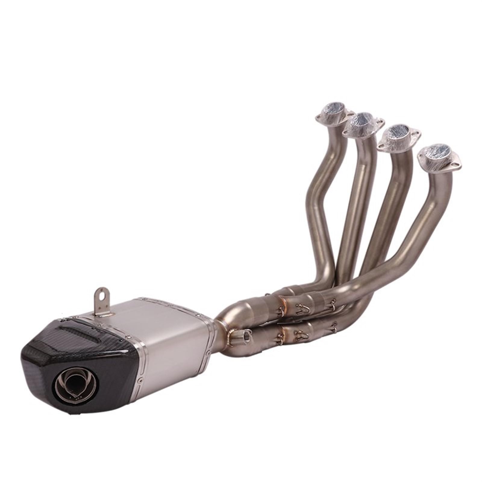 Marmitta Moto Silenziatore Scarico Fuga Completo Collegamento Anteriore Tubo Slip On Per Kawasaki Z1000 2010-2021 Z1000SX 2010-2019 Tubo centrale scarico