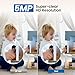 Cinnado 5MP Babyphone mit Kamera - 5G/2,4GHz Überwachungskameras Innen, WLAN Kamera Indoor, 360 Grad Hundekamera mit Bewegungsverfolgung, kompatibel mit Alexa