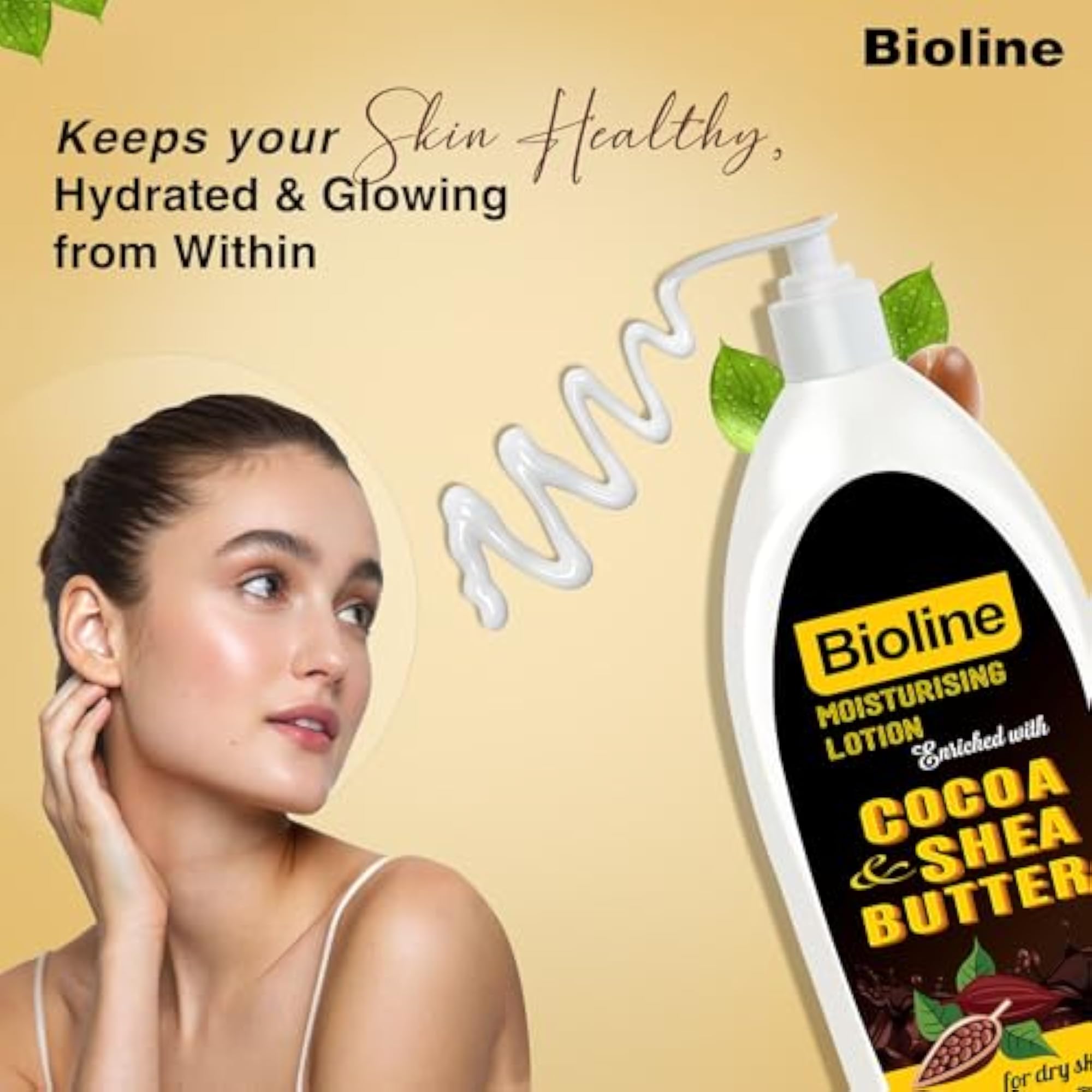 Moisturizing Sunscreen Body Lotion Enriched with Cocoa & Shea Butter