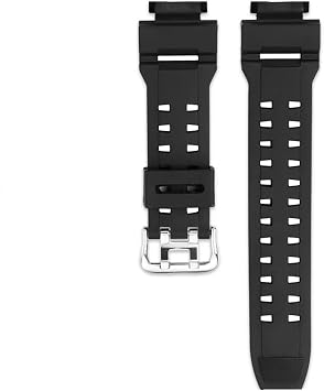 Silicone Strap and Bracelet Compatible with G-9200 GW-9200/GW-9110/GW-9101 Strap Replacement StrapBlack