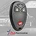 Car Key Fob Keyless Entry Remote with Ignition Key fits Chevy Silverado Avalanche Traverse/GMC Sierra Acadia/Pontiac Torrent/Suzuki XL-7