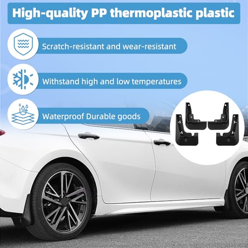 Image of Mud Flaps Fit for Toyota Camry 2025 2026 Hybrid SE XSE Splash Guard 9th Gen Camry SE XSE Mudguards Mudflaps Protection Accessories(Not for LE XLE)