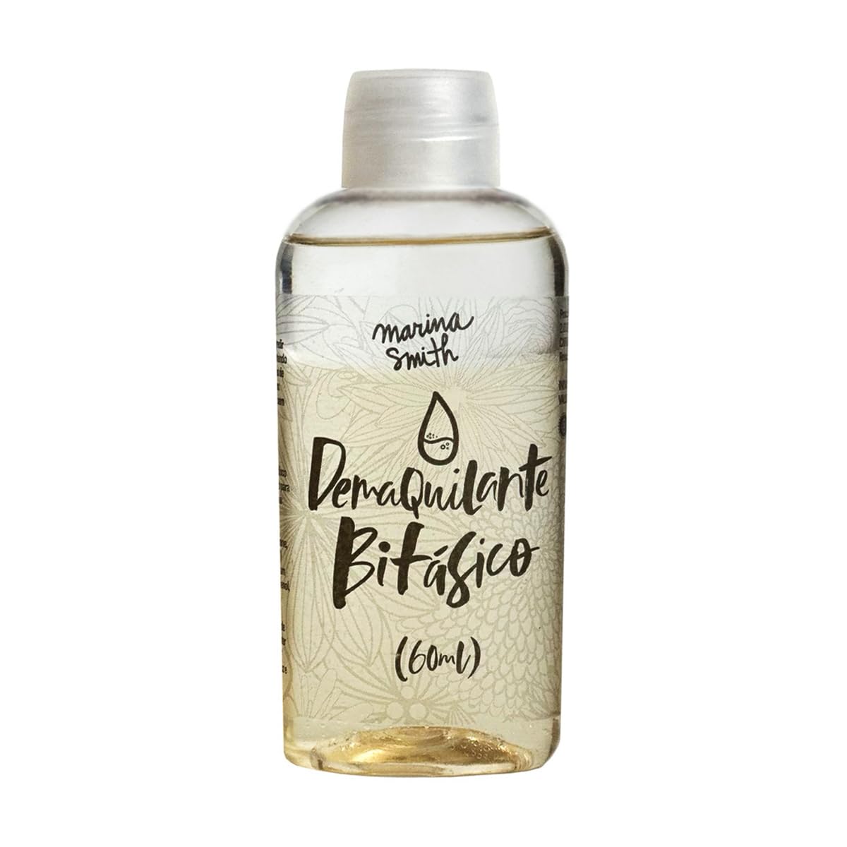 Marina Smith Demaquilante Bifásico 60ml – Remove Maquiagem à Prova d'Água – Com Extrato