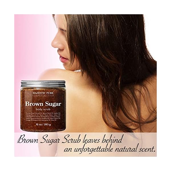 Brown-Sugar-Body-Scrub-for-Cellulite-and-Exfoliation-Natural-Body-Scrub-Reduces-The-Appearances-of-Cellulite-Stretch-Marks-Acne-and-Varicose-Veins-10-Ounces Brown Sugar Body Scrub for Cellulite and Exfoliation - Natural Body Scrub - Reduces The Appearances of Cellulite, Stretch Marks, Acne, and Varicose Veins, 10 Ounces