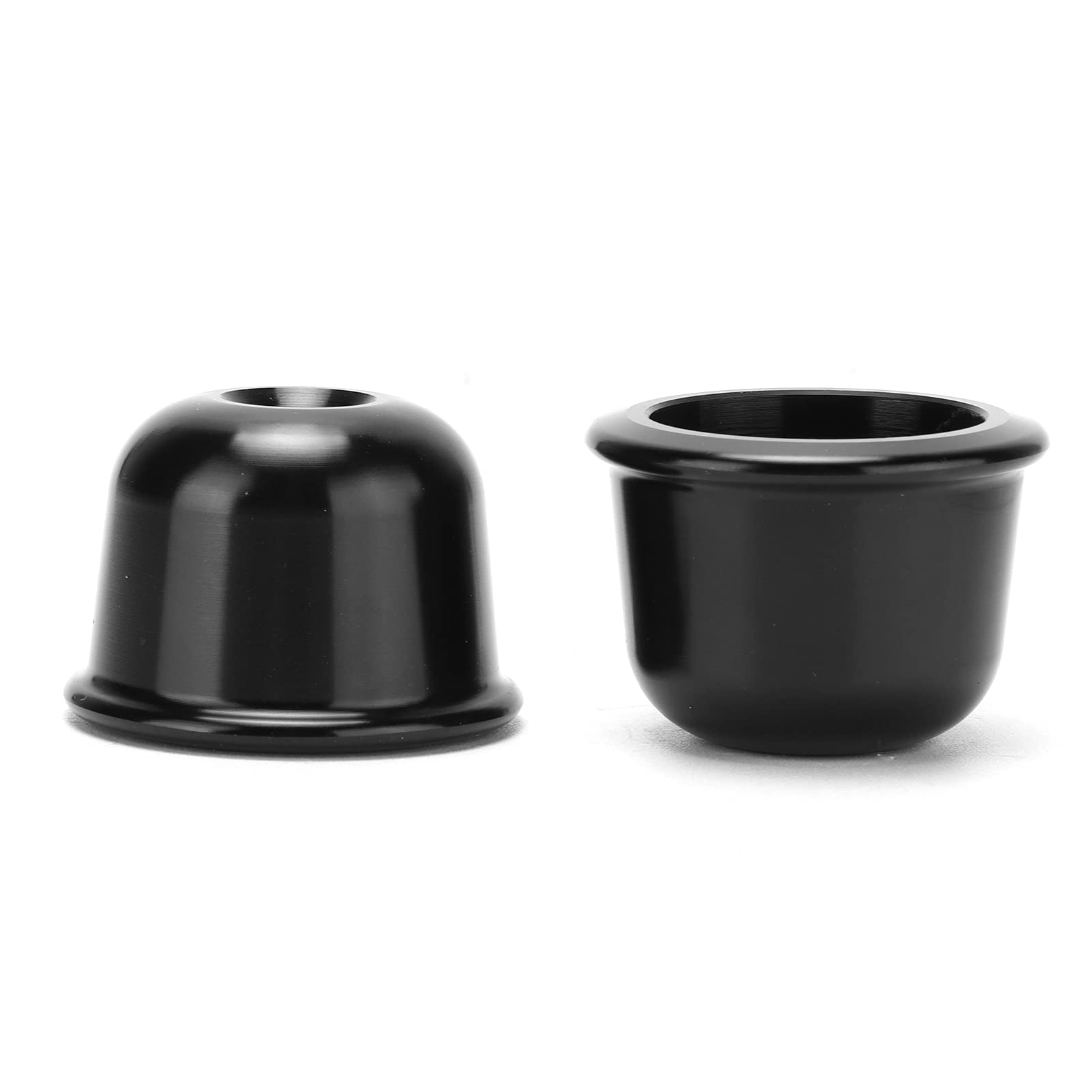 Embouts de Guidon de Rechange pour Triumph Street Twin/Bonneville/Scrambler 1200XC, Embouts de Guidon de Moto en Alliage D'aluminium CNC(Le noir)