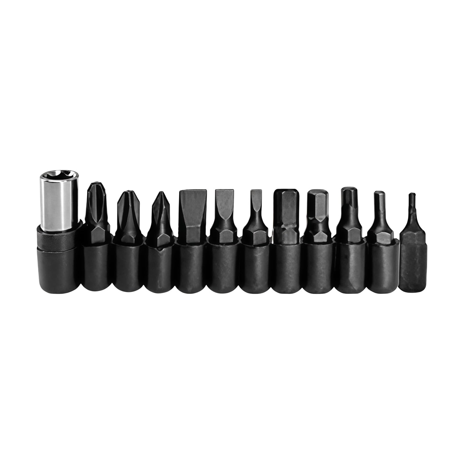 Oxxggkao 11Pcs Resistant Screwdriver Bit Assortment Suitable For Household Repairs Durability Long Lastingly Use Metal Steel Screwdriver
