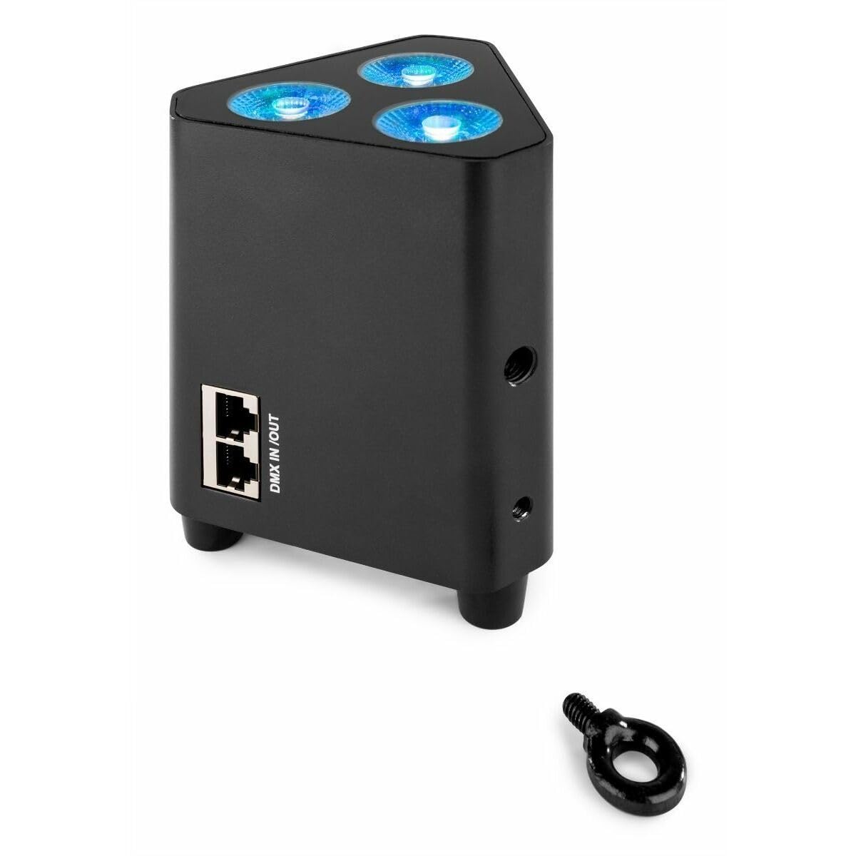 BeamZ BBP93 Akku LED Strahler 4er Set Uplight, 3x10 Watt Effektstrahler, RGB LED Spot, Bühnenbeleuchtung, Lichteffekte, Fernbedienung, Disco Licht, Partylicht Musikgesteuert, Ambiente Strahler