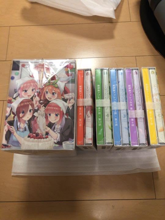 五等分の花嫁　1期　2期　Blu-ray 新品未開封品　特典　収納BOX 五等分の花嫁 1期 2期 Blu-ray 未開封品 特典 収納