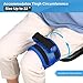 Hoomtree Leg Lifter Strap for Limited Mobility,Thigh Lifter Strap with Padded Grip and Loop for Knee Hip Surgery Recovery,Mobility Aids Tool for Disabled Get in and Out of Bed,Car,Wheelchair