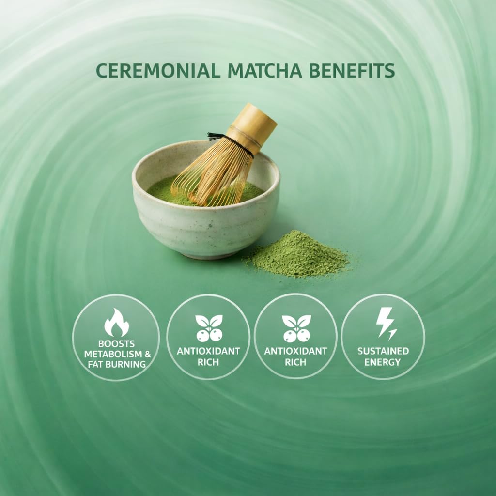 GreenMissy Organic Matcha Powder 7 05 OZ 200 g Premium Ceremonial Grade Authentic Japanese Matcha Green Tea 100 — view 5