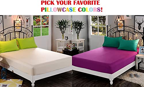 Elegant Comfort 247RW-SINGLE-FITTED-CALI-WHITE 1500 Premium Hotel Quality 1-Piece Fitted Sheet thumb #3