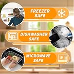 Meal Prep Containers with Lids, 20 Pack 34 Oz Plastic Food Storage Containers with lids, Leakproof Take Out Food Storage Lunch Containers for Restaurant, Kitchen