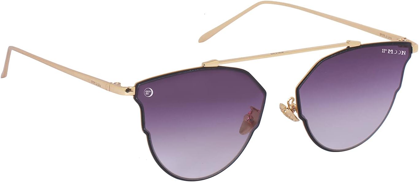 11th MoonUnisex Oval Sunglasses - 5904GOBK
