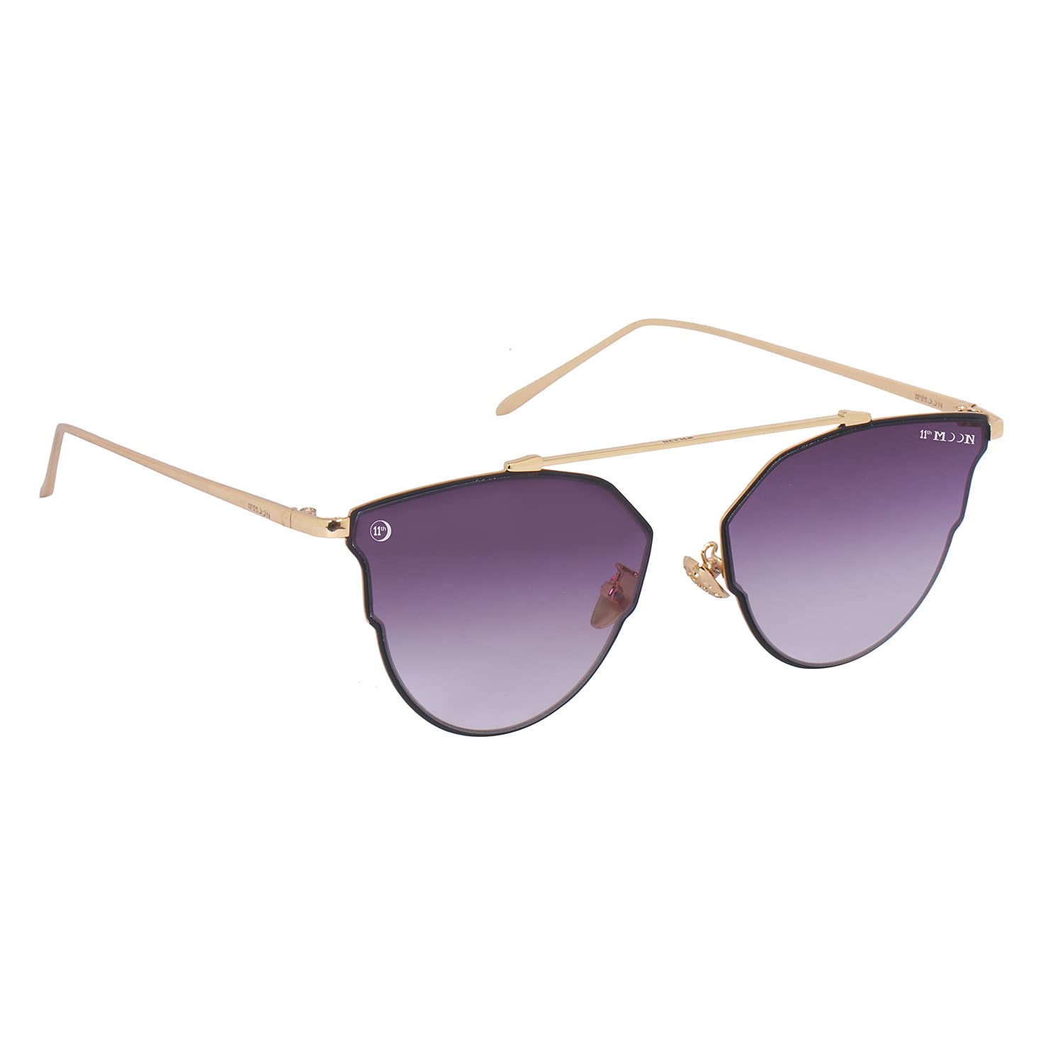 11th MoonUnisex Oval Sunglasses - 5904GOBK