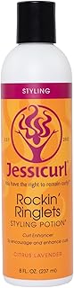 Jessicurl, Rockin' Ringlets Styling Potion, Citrus Lavender, 8 Fl oz. Curl Enhancer with Flaxseed Extract, Curl Defining Styler for Curly Hair and Frizz Control