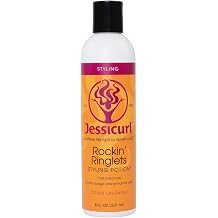 Jessicurl, Rockin Ringlets Styling Potion, Citrus Lavender, 8 Fl oz. Curl Enhancer with Flaxseed Extract, Curl Defining Styler for Curly Hair and Frizz Control
