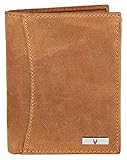 WILDHORN Cartera de Cuero de Grano Superior para Hombre, Costuras Ultra Fuertes, Hecha a Mano, Bloqueo RFID, con 2 Ranuras Transparentes para identificación, 11 Ranuras para Tarjetas y Compartimento