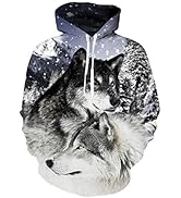 Wolf 3d Print Hoodie Suits Herfst Winter Mannen Vrouwen Dierenpatroon Sets Vintage trainingspak Unisex Hoodie broek Tweedelige set kopen vanaf een prijs van 14