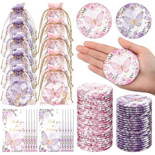 Yuntau 36 Sets Butterfly Compact Mirrors Baby…