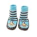 AMA(TM) Cartoon Kids Toddler Baby Anti-slip Sock Boots Slipper Shoes (18-24 months, Blue)