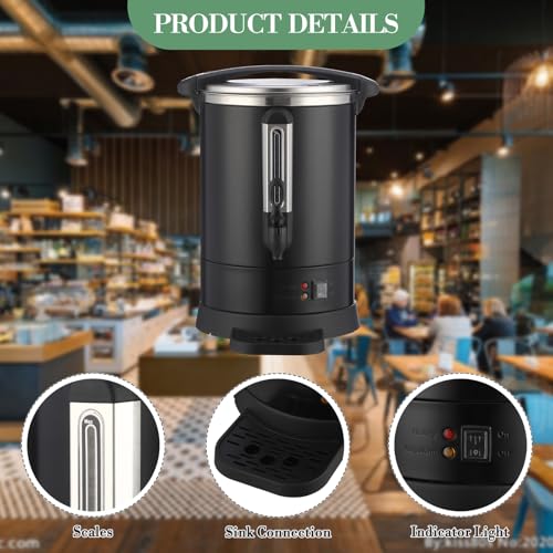 Cafetera comercial con gran capacidad 18 L miniatura 4