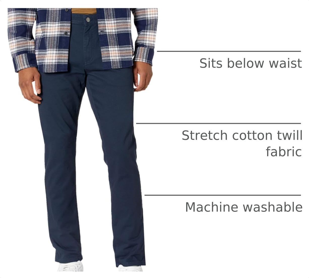 Amazon Essentials Mens 5-Pocket Stretch Twill Casual Pants product thumbnail 6