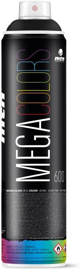 MTN Mega Spray Paint - 600ml - RV9011 - Black
